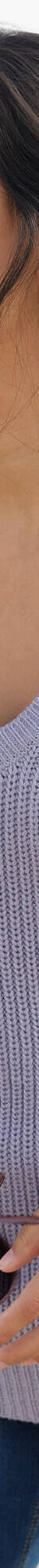 Pull tunique col V, maille anglaise (parme) Pull tunique col V, maille anglaise (parme)